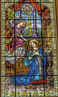 Miami Prints: Stained glass Gesu Church, Miami