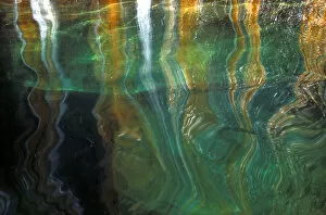 Stained Rock Underwater; Pictured Rocks National Lakeshore; Munising, MICHIGAN