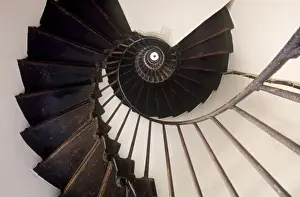 Stair Case Prints: Staircase inside the 19th century British lighthouse on Daedalus Reef (Abu el-Kizan)