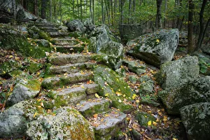 Staircase to Wigwam Falls, Virginia, Blue Ridge Parkway