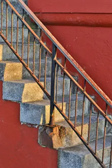Stairway Prints: Stairs Coquille River Lighthouse, Bullards Beach State Park, Oregon