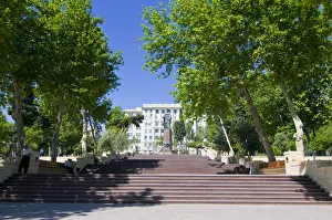 Images Dated 28th May 2010: Stairs in a public park in Baku, Azerbaijan, Caucasus