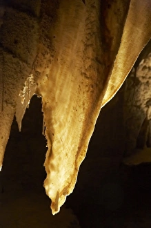 Geological Formation Prints: Stalactite, Ruakuri Caves, Waitomo, King Country, North Island, New Zealand