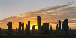 Images Dated 5th July 2014: Standing Stones of Callanish (Callanish 1) on the Isle of Lewis in the Outer Hebrides