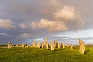 Images Dated 5th July 2014: Standing Stones of Callanish (Callanish 1) on the Isle of Lewis in the Outer Hebrides