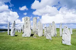 Images Dated 5th July 2014: Standing Stones of Callanish (Callanish 1) on the Isle of Lewis in the Outer Hebrides