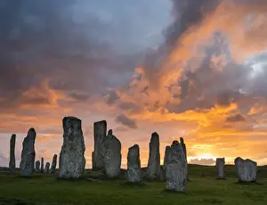 Images Dated 4th July 2014: Standing Stones of Callanish (Callanish 1) on the Isle of Lewis in the Outer Hebrides