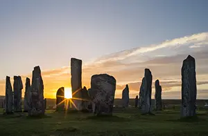 Images Dated 5th July 2014: Standing Stones of Callanish (Callanish 1) on the Isle of Lewis in the Outer Hebrides