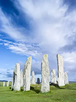 Images Dated 6th July 2014: Standing Stones of Callanish (Callanish 1) on the Isle of Lewis in the Outer Hebrides