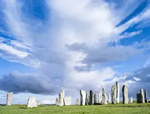 Images Dated 6th July 2014: Standing Stones of Callanish (Callanish 1) on the Isle of Lewis in the Outer Hebrides