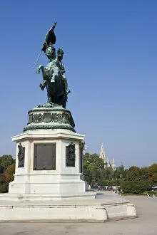 Images Dated 30th September 2006: Statue of Archduke Charles of Austria on the Heldenplatz, Vienna, Austria