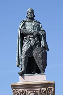 Images Dated 23rd April 2006: Statue of Birger Jarl (B Magnusson) on Riddarholmen. Stockholm. Sweden, Europe