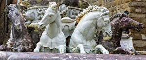 Images Dated 2022 August: Statue on Piazza Della Signoria. Tuscany, Italy