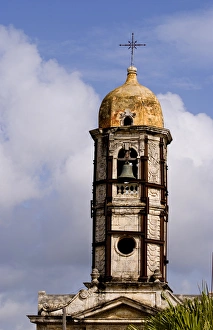 Images Dated 3rd February 2010: Steeple in the town of Cienfurgos Cuba