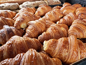 Images Dated 3rd September 2024: Still-life of fresh croissants