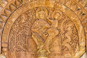 Bas Relief Prints: Stone carving at Noravank Monastery, Vayots Dzor Province, Armenia