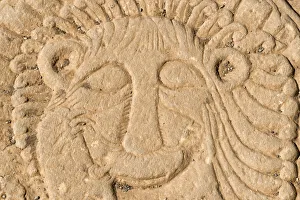 Stone carving at Noravank Monastery, Vayots Dzor Province, Armenia