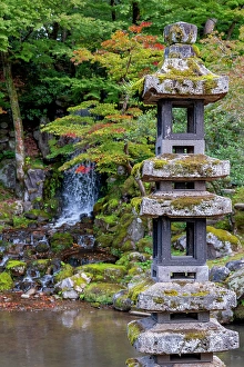 Images Dated 7th October 2024: Stone lantern, Kenrokuen Garden, Kanazawa, Japan