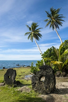 Images Dated 8th May 2011: Stone money on the island of Yap, Micronesia