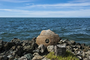 Stone money on the island of Yap, Micronesia