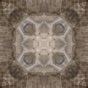 Abstract Prints: Stone wall abstract