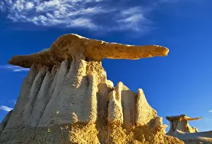 Images Dated 22nd April 2009: The Stone Wings badlands formations in the Bisti Wilderness in San Juan County, New Mexico