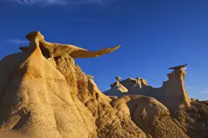 Images Dated 22nd April 2009: The Stone Wings badlands formations in the Bisti Wilderness in San Juan County, New Mexico