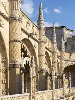 Cloister Prints: The two storied cloister. Mosteiro dos Jeronimos (Jeronimos Monastery