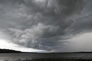 Thunderstorm Prints: Storm over Lake Waukaunabo, Minneapolis