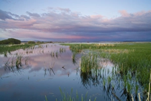 Images Dated 20th May 2007: Stormy evening at Malhuer National Wildlife Refuge in Harney County Oregon