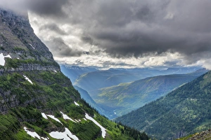Images Dated 8th July 2016: Stormy light over the McDonald Valley in Glacier National Park, Montana, USA
