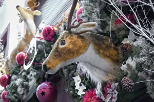 Alsace Prints: Strasbourg, France. Christmas decoration