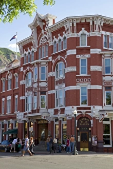 Victorian Prints: Strater Hotel located in downtown Durango, Colorado, USA