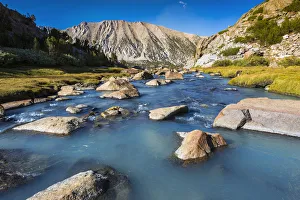 Brook Prints: Stream in Sam Mack Meadow, John Muir Wilderness, Sierra Nevada Mountains, California USA