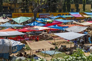Images Dated 24th September 2005: Street market, India