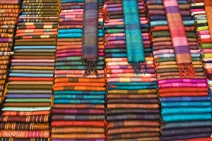 Luang Prabang Prints: Street market, Luang Prabang, Northern Laos, Southeast Asia
