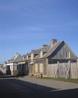 Images Dated 3rd November 2004: Street scene in The Fortress of Louisbourg Nat l Historic Site, a French