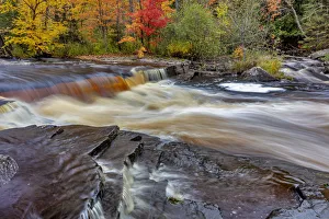 Images Dated 13th October 2018: Sturgeon River in autumn near Alberta in the Upper Peninsula of Michigan, USA