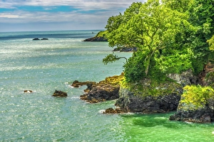 Images Dated 9th July 2024: Sugary Cove Beach, Dartmouth, Devon, England