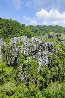 Destinations Prints: Sugong Coffins in the rock cliffs, Sagada, Luzon, Philippines