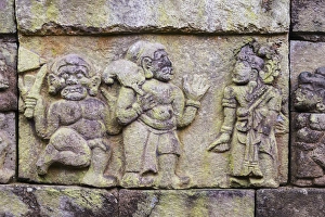 Bas Relief Prints: Sukuh Temple, Solo, Java, Indonesia