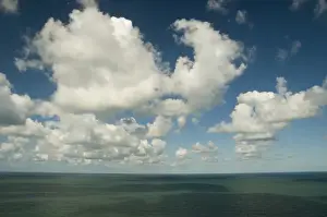 Stable Prints: Summer Clouds over La Manche (English Channel) Normandy, France