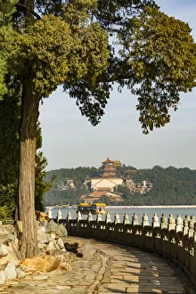 Summer Palace Prints: Summer Palace above Kunming Lake, Beijing, China