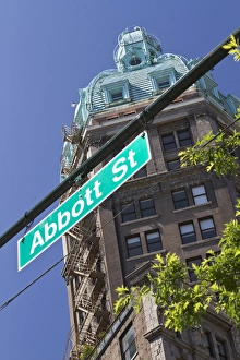 Chinatown Prints: Sun Tower on Abbott Street in Chinatown, Vancouver, British Columbia, Canada