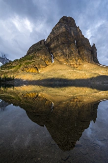Provincial Park Prints: Sunburst Peak reflected in Sunburst Lake, Mt Assiniboine Prov. Park