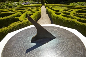 Knot Prints: Sundial and Knot Garden, Botanic Gardens, Dunedin, Otago, South Island, New Zealand