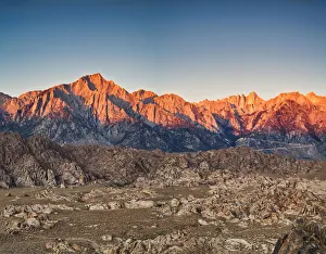Lone Pine Prints: Sunrise Alabama Hill, California