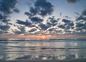 Images Dated 25th April 2009: Sunrise, beaches at Anastasia State Park, south of St. Augustine, Florida