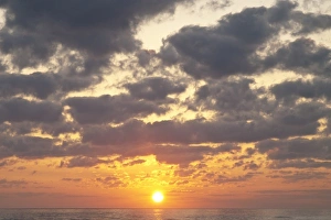 Images Dated 25th April 2009: Sunrise, beaches at Anastasia State Park, south of St. Augustine, Florida