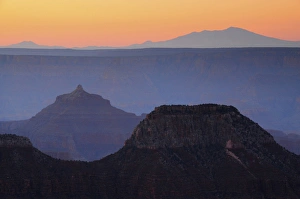 Vast Prints: Sunrise, Bright Angel Point, North Rim, Grand Canyon National Park, Arizona, USA